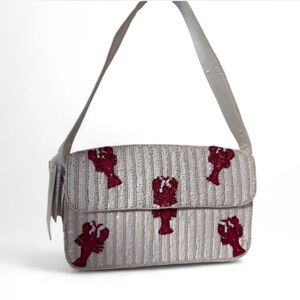 MADE IN INDIA LOBSTER BEADED BAG